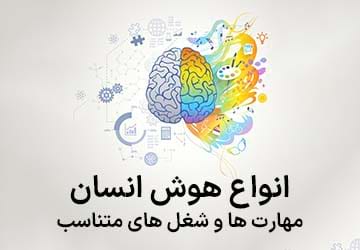 انواع هوش انسان، مهارت ها و شغل های متناسب با آن