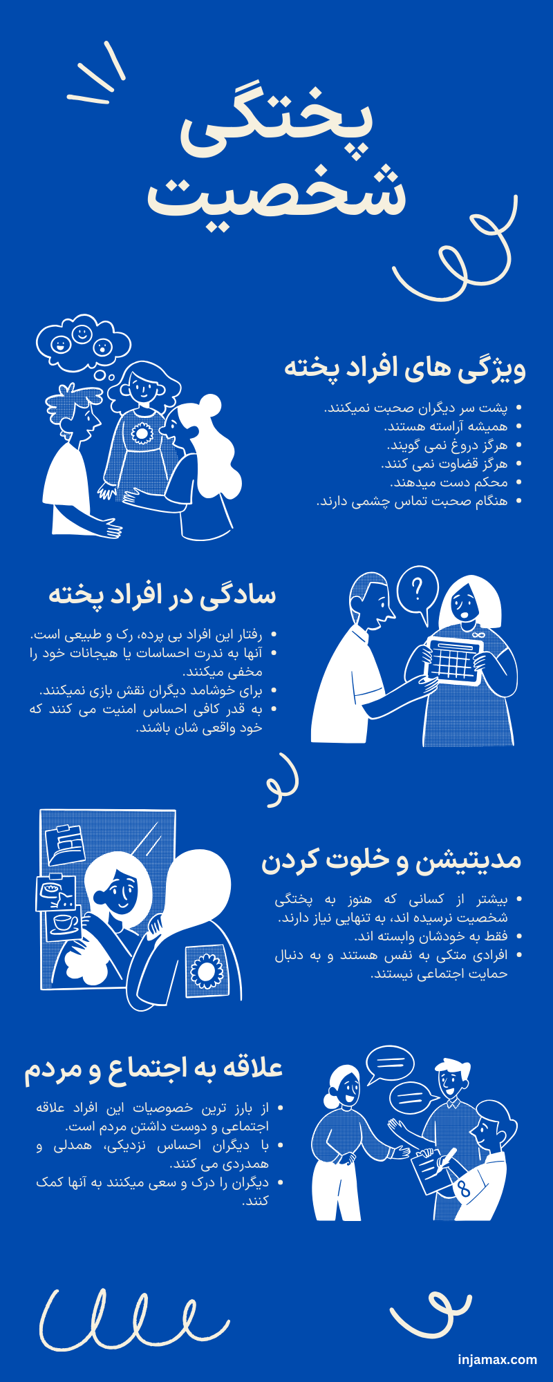 اینفوگرافیک پختگی شخصیت
